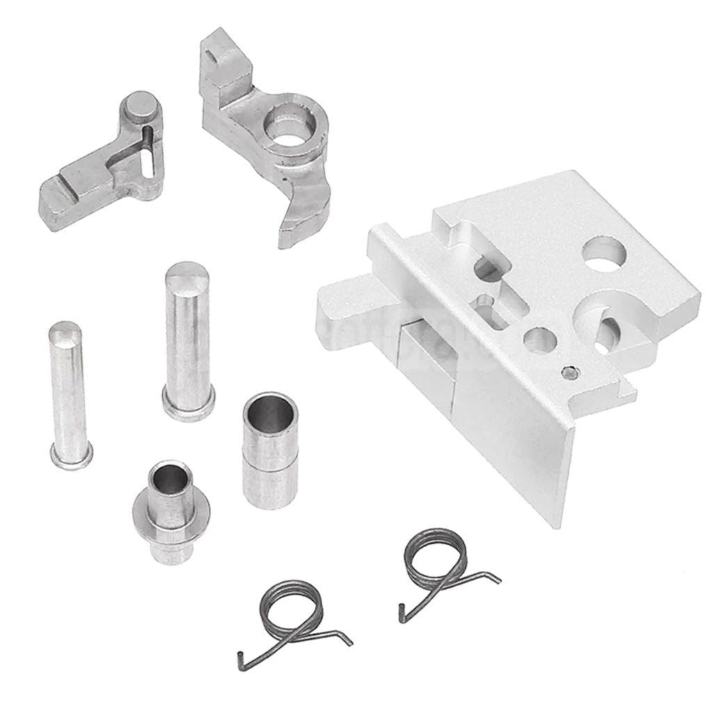 5KU CNC Aluminium Matrix Stil Schlitten Mittlerer Rahmen Set Geeignet für Tokyo Marui Hi-Capa Serie GBB Pistolen Airsoft