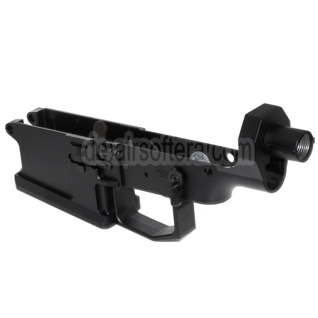 CYMA Unterer Metall Körperempfänger Geeignet für CYMA Platinum CM098 SR25 QBS Serie AEG Gewehre Airsoft Schwarz