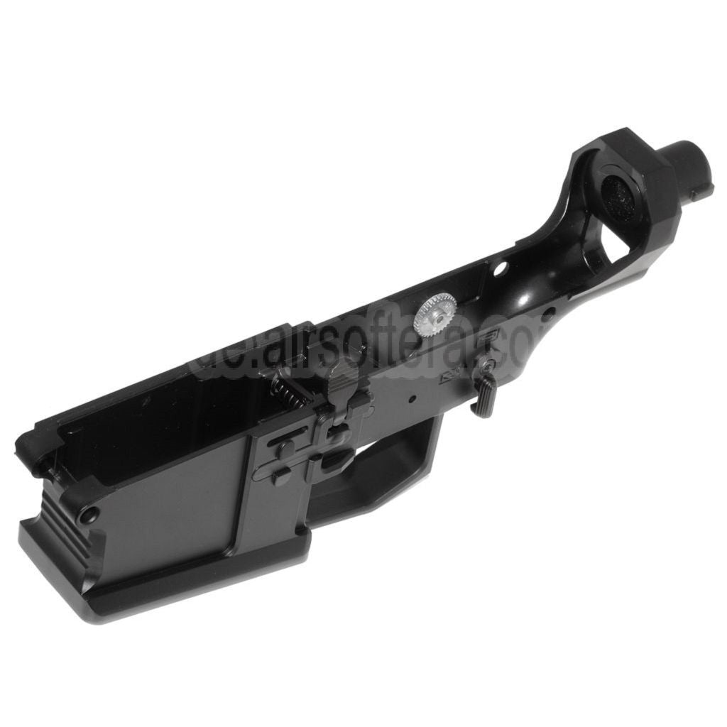 CYMA Unterer Metall Körperempfänger Geeignet für CYMA Platinum CM098 SR25 QBS Serie AEG Gewehre Airsoft Schwarz