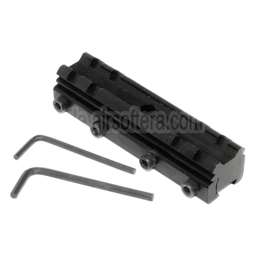 CYMA 20mm Riser Zielfernrohrmontagesockel Geeignet für 12mm Schwalbenschwanzmontage schwarz