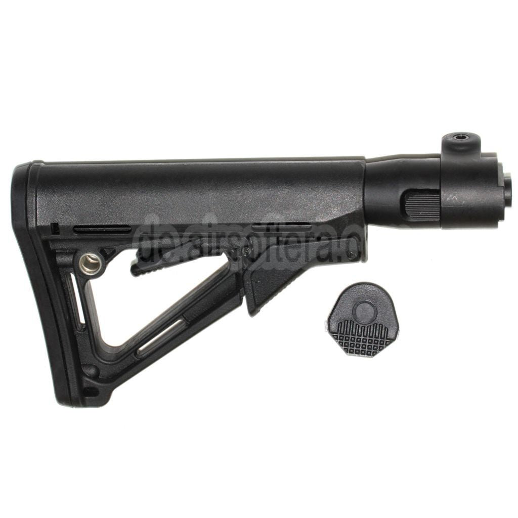 CYMA 6-Positions CTR Stil Einziehbarer Klappschaft Geeignet für CYMA CM076 AK74 Serie AEG Gewehre Airsoft Schwarz