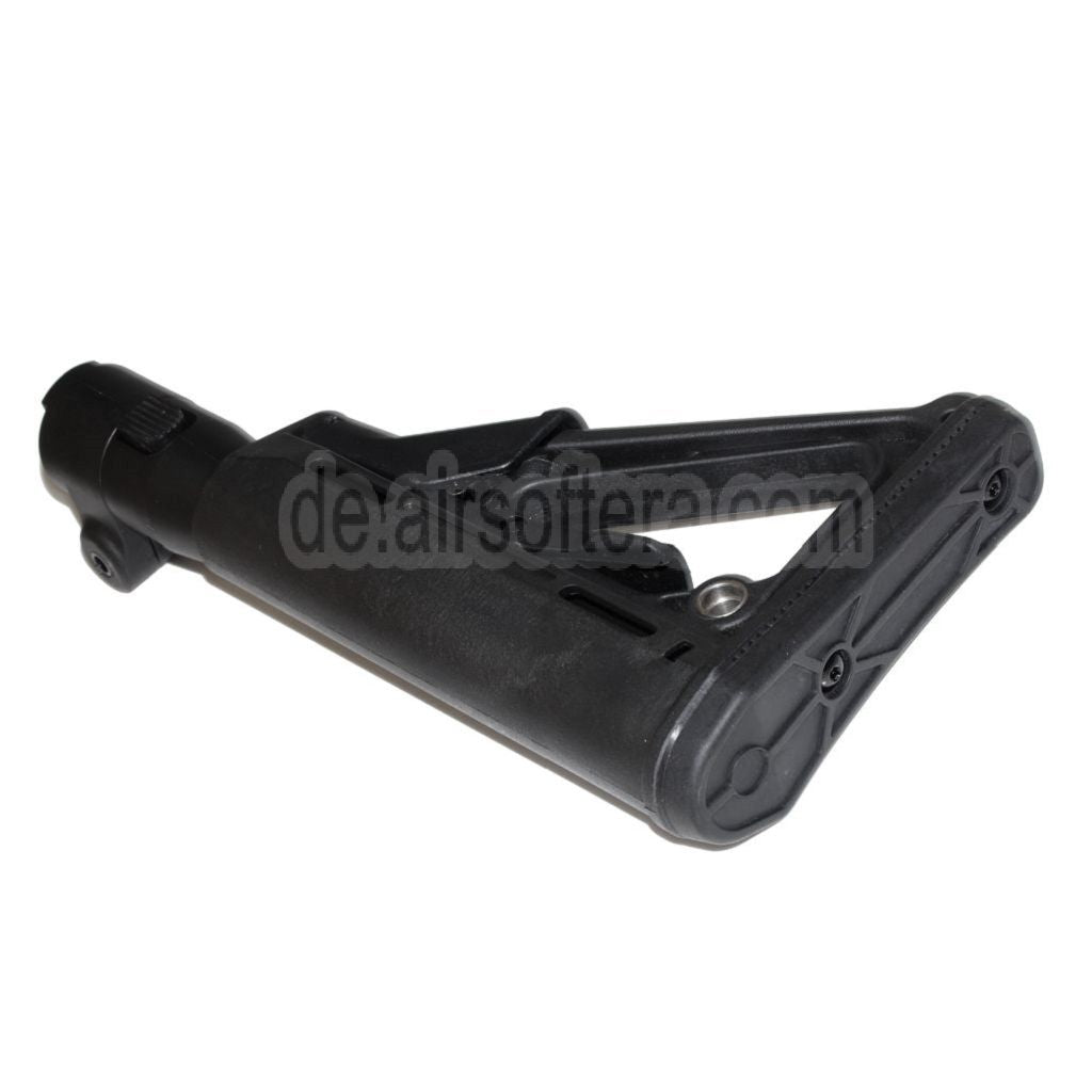 CYMA 6-Positions CTR Stil Einziehbarer Klappschaft Geeignet für CYMA CM076 AK74 Serie AEG Gewehre Airsoft Schwarz