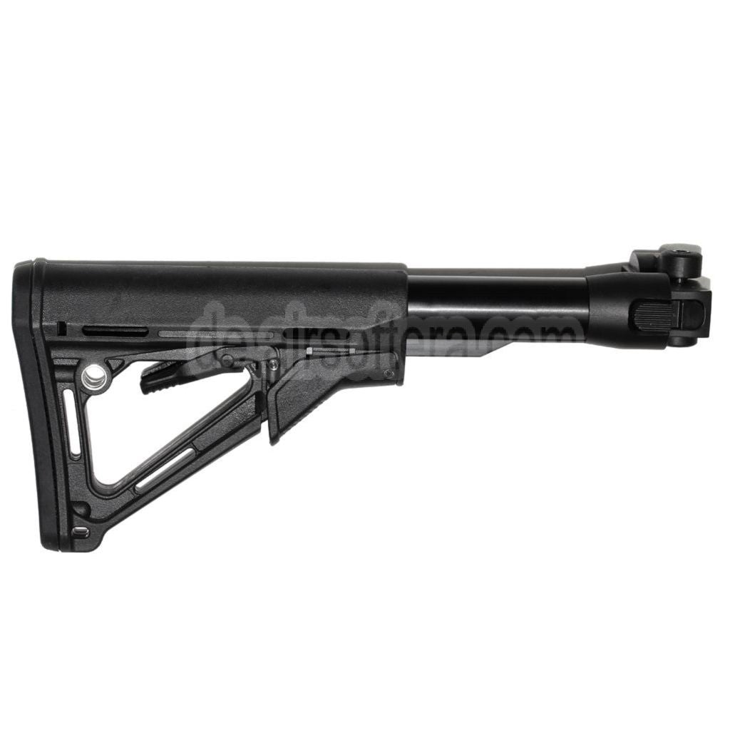 CYMA 6-Positions CTR Stil Einziehbarer Klappschaft Geeignet für CYMA CM076 AK74 Serie AEG Gewehre Airsoft Schwarz