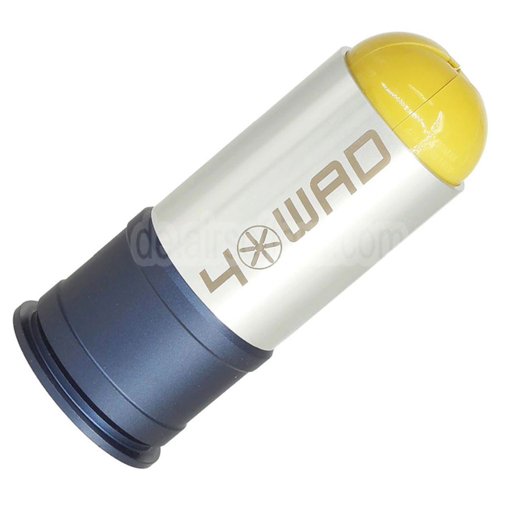 40Max 40WAD 40mm Granaten Gas Patronenhülse mit 30 Stück Plastik Wad Cap