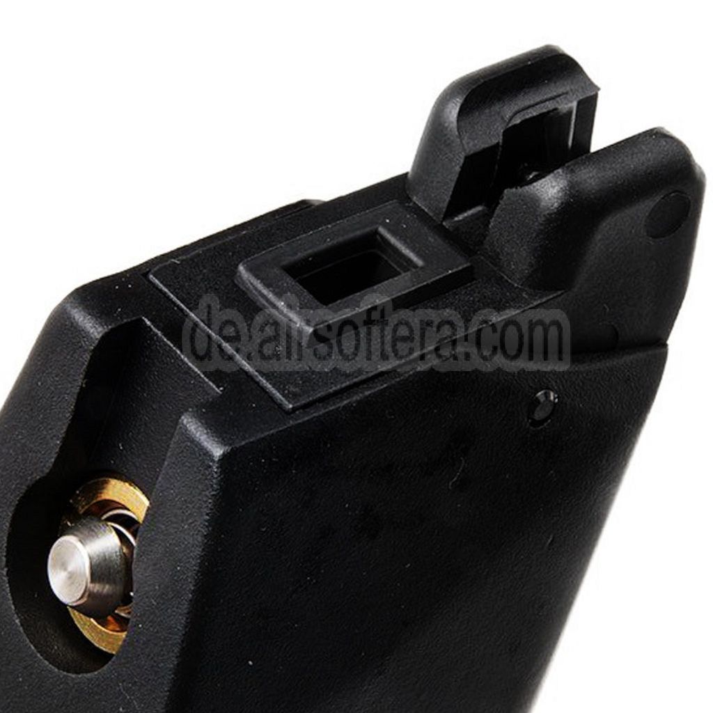 Action Army 50rd Gas Magazin Langer Typ geeignet für AAP-01 G17 G18C G34 G35 G-Serie GBB Pistolen Airsoft Schwarz