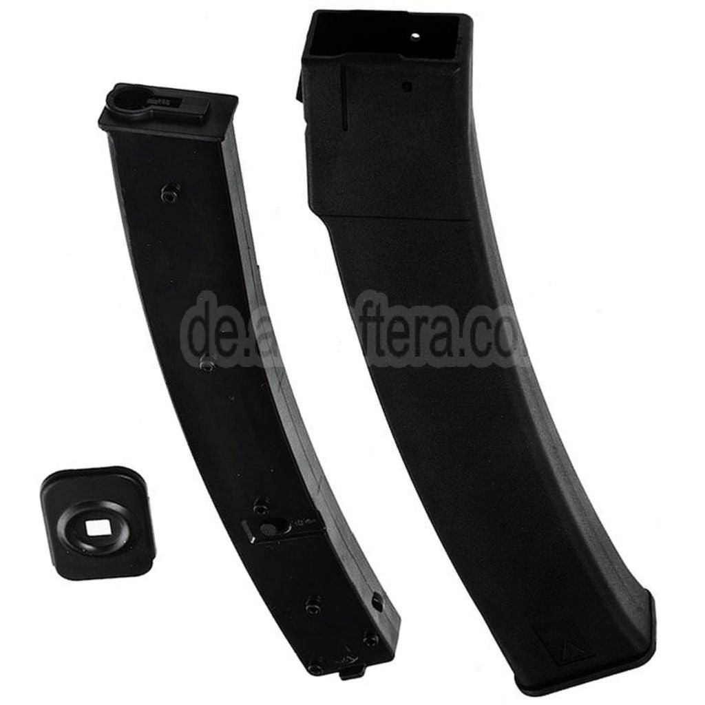 ARCTURUS Swappable 30/95rd Polymer Magazin Geeignet für Arcturus PP19-01 VITYAZ SMG AEG Gewehre Airsoft Schwarz