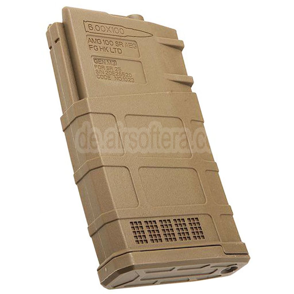 ARES 130rd Mid-Cap Magazin Geeignet für ARES AR308 SR25 M110 Serie AEG Gewehre Airsoft