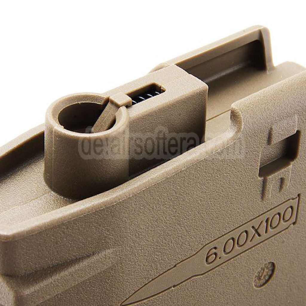 ARES 5 Stück 130rd Mid-Cap Magazin Geeignet für ARES AR308 SR25 M110 Serie AEG Gewehre Airsoft
