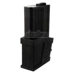 CSI AIRSOFT 225rd Polymer Hi-Cap Magazin Geeignet für CSI XR-5 Serie AEG Gewehre Airsoft Schwarz