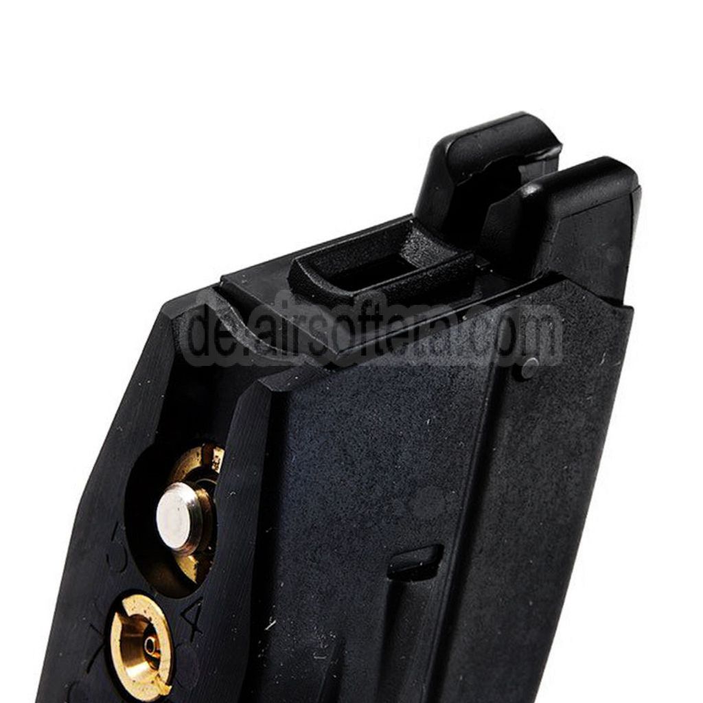 VFC 25rd Gas Magazin Geeignet für Cybergun FN Herstal FNS-9 Serie GBB Pistolen Airsoft Schwarz