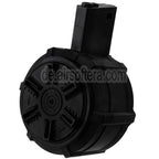 G&G 2300rd Polymer Trommelmagazin Geeignet für G&G M4 M16 Serie AEG Gewehre Airsoft Schwarz