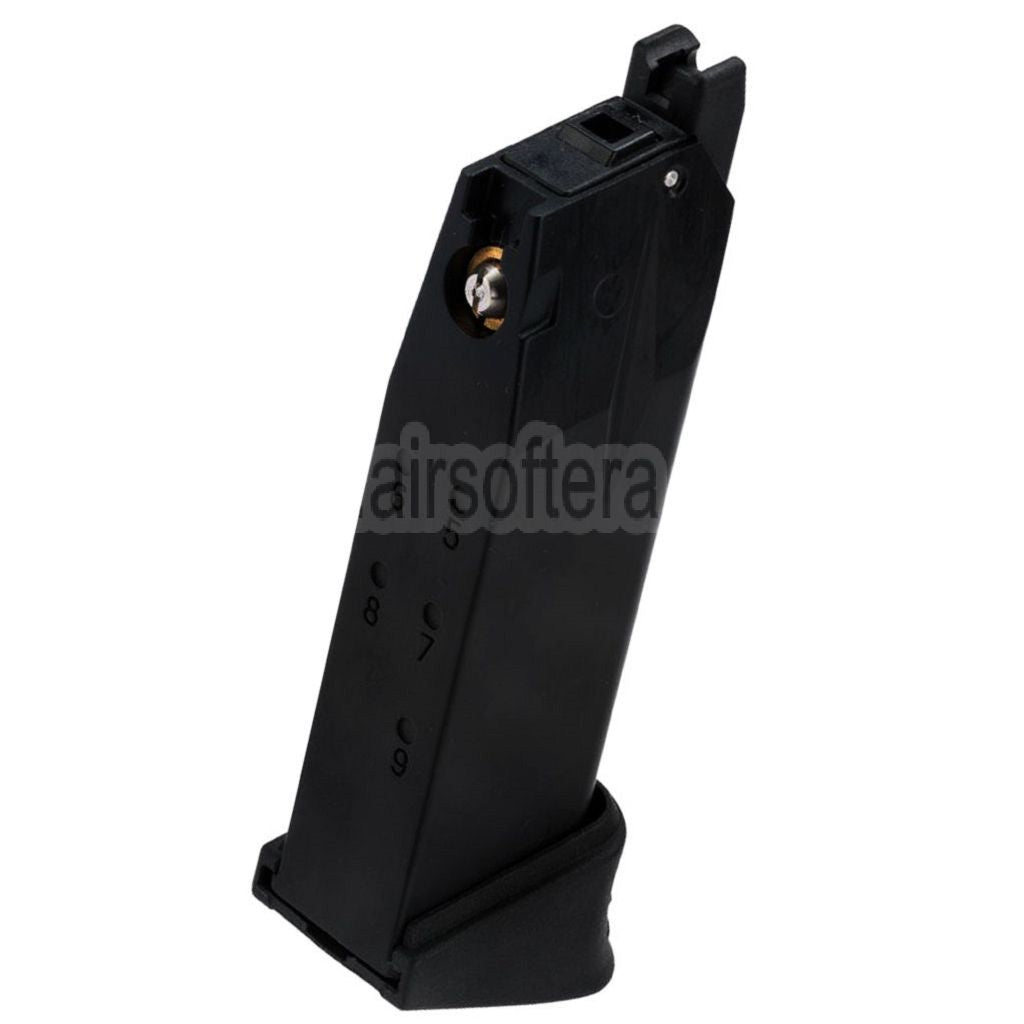 ICS 17rd Gas Magazin Kurzer Typ Geeignet für ICS BLE-XPD BLE-XMK Compact Serie GBB Pistolen Airsoft Schwarz