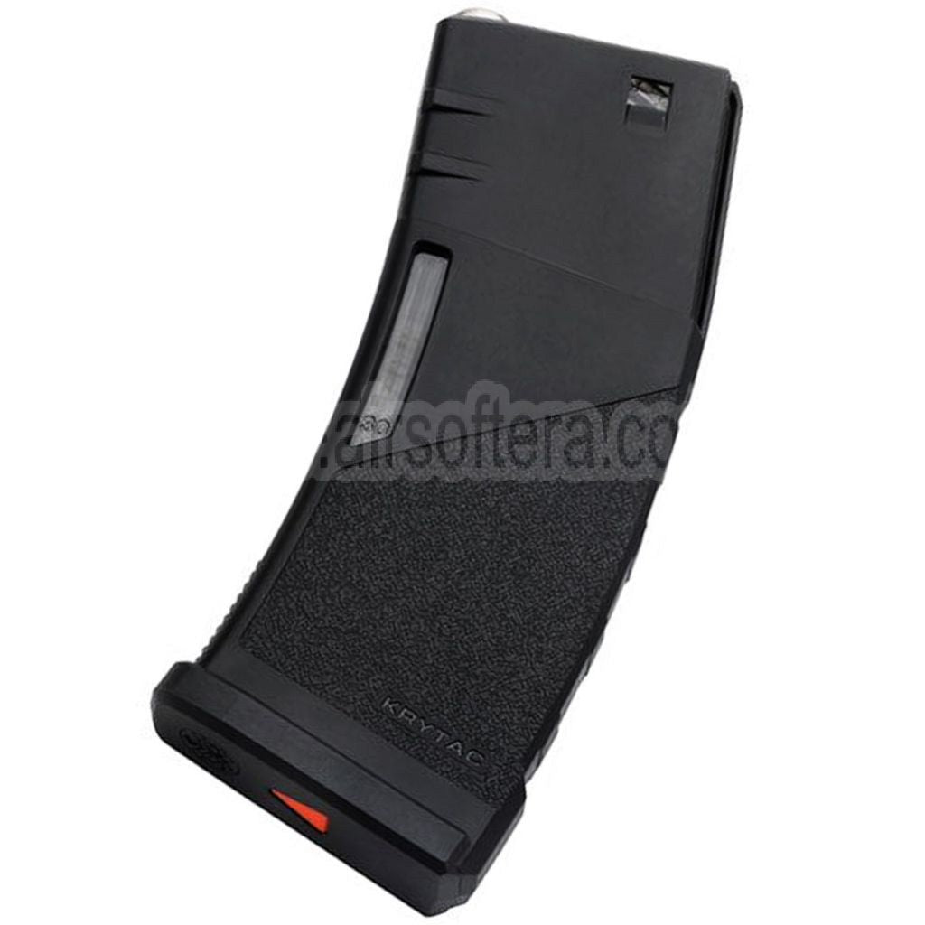 KRYTAC Austauschbares 30/120rd Polymer Magazin geeignet für M4 M16 Serie AEG Gewehre Airsoft Schwarz