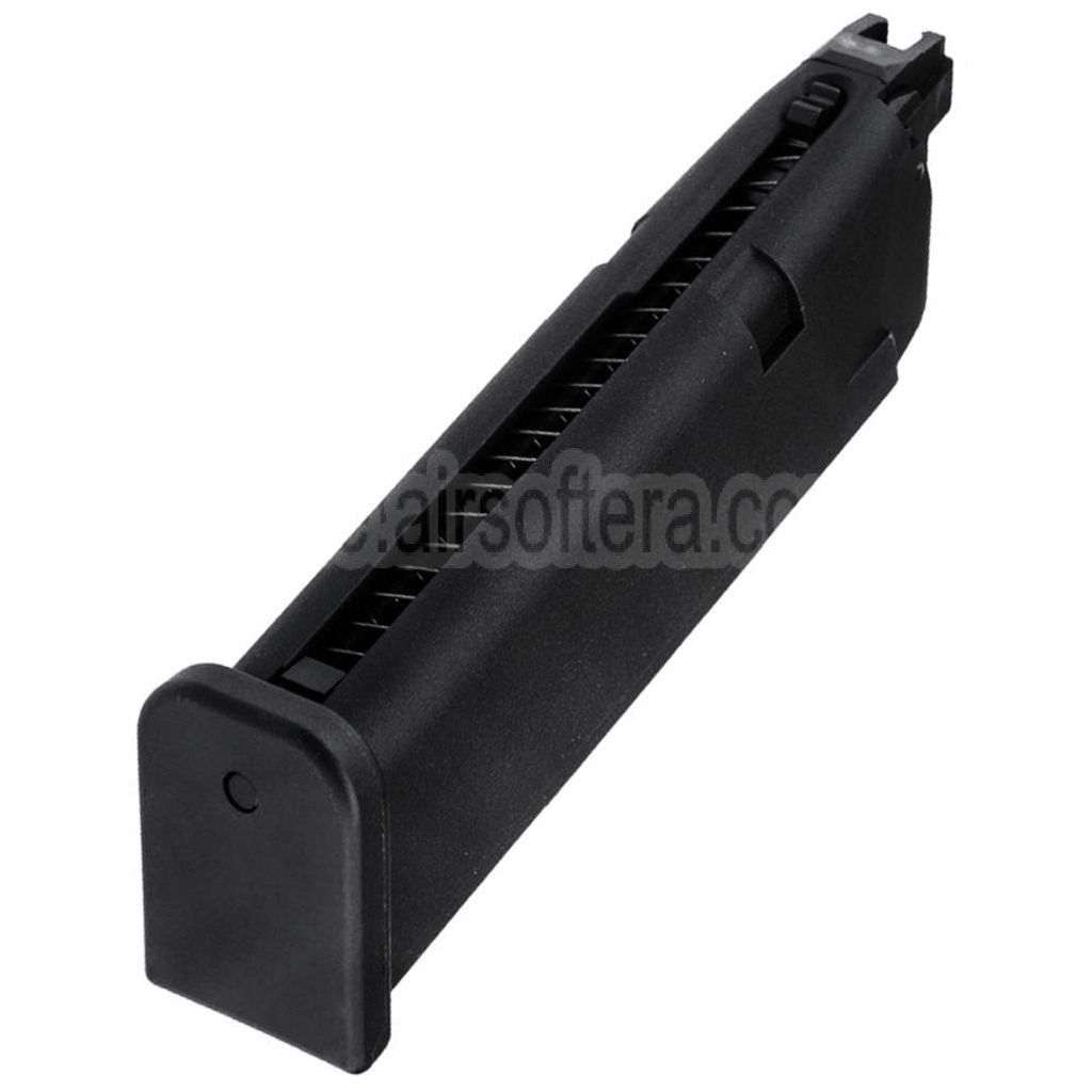 KRYTAC 24rd Gas Magazin Geeignet für SchalldämpferCo MAXIM 9 AAP-01 G17 G18C G34 G35 G-Serie GBB Pistolen Airsoft Schwarz