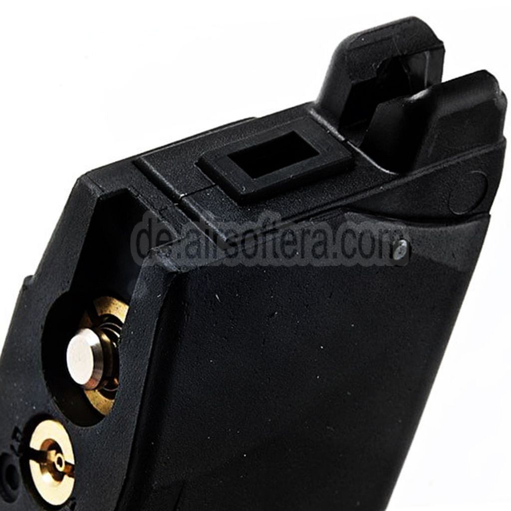 TTI Airsoft 22rd Gas Magazin Geeignet für TP22 AAP-01 G17 G18C G34 G35 G-Serie GBB Pistolen Airsoft Schwarz