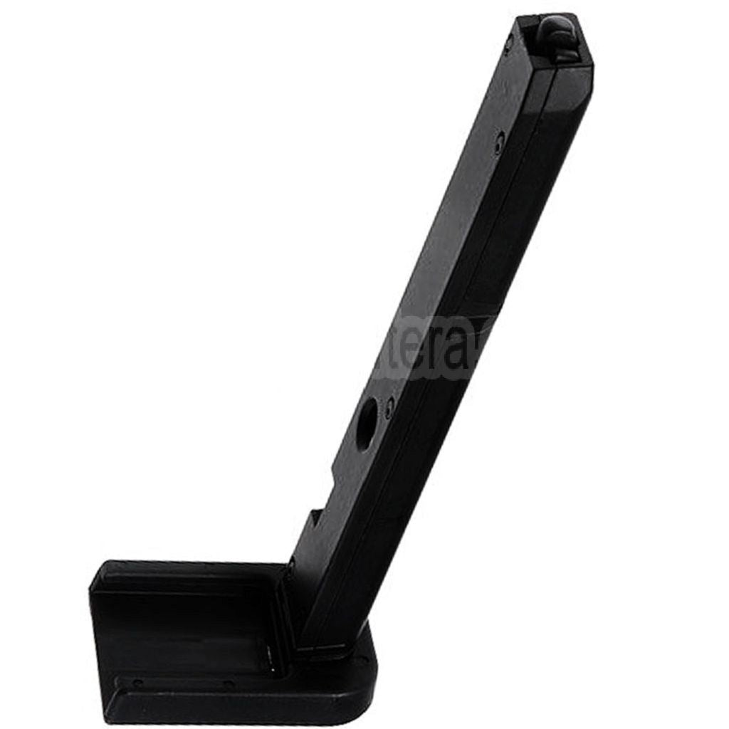 Gun Heaven 11rd Co2 Magazin Geeignet für Umarex Elite Force Gun Heaven G19 festem Schlitten Co2 Pistolen Airsoft Schwarz