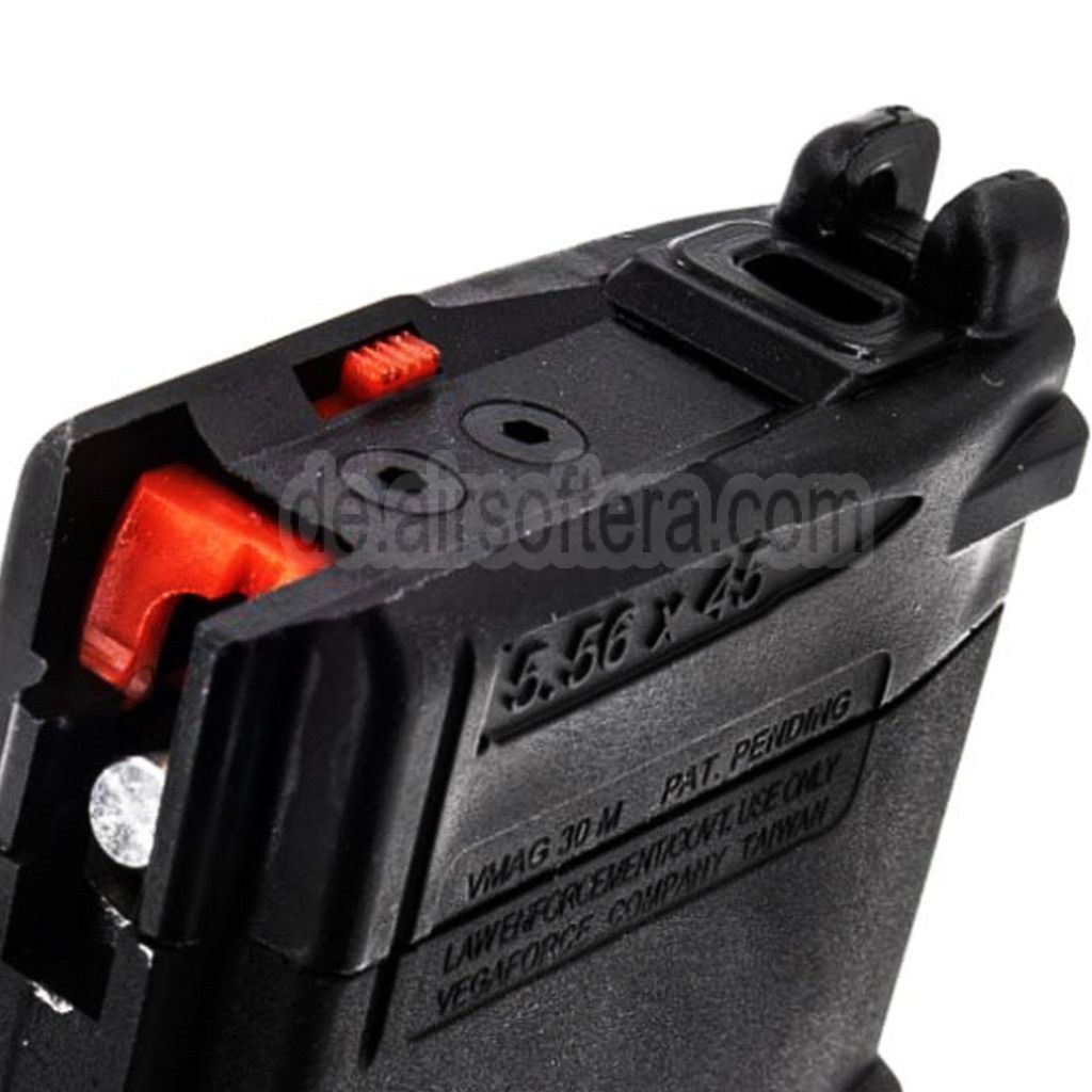 VFC 30rd VMAG Gas Magazin Geeignet für VFC M4 Umarex 416 Serie GBB Gewehre Airsoft Schwarz