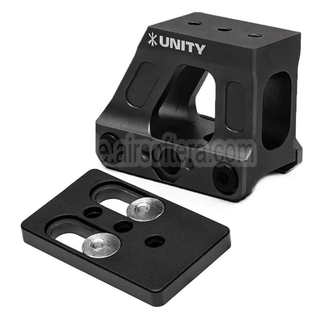 PTS Unity Tactical FAST MRDS Rotpunktvisier Montage mit Multi Optik Adapterplatte