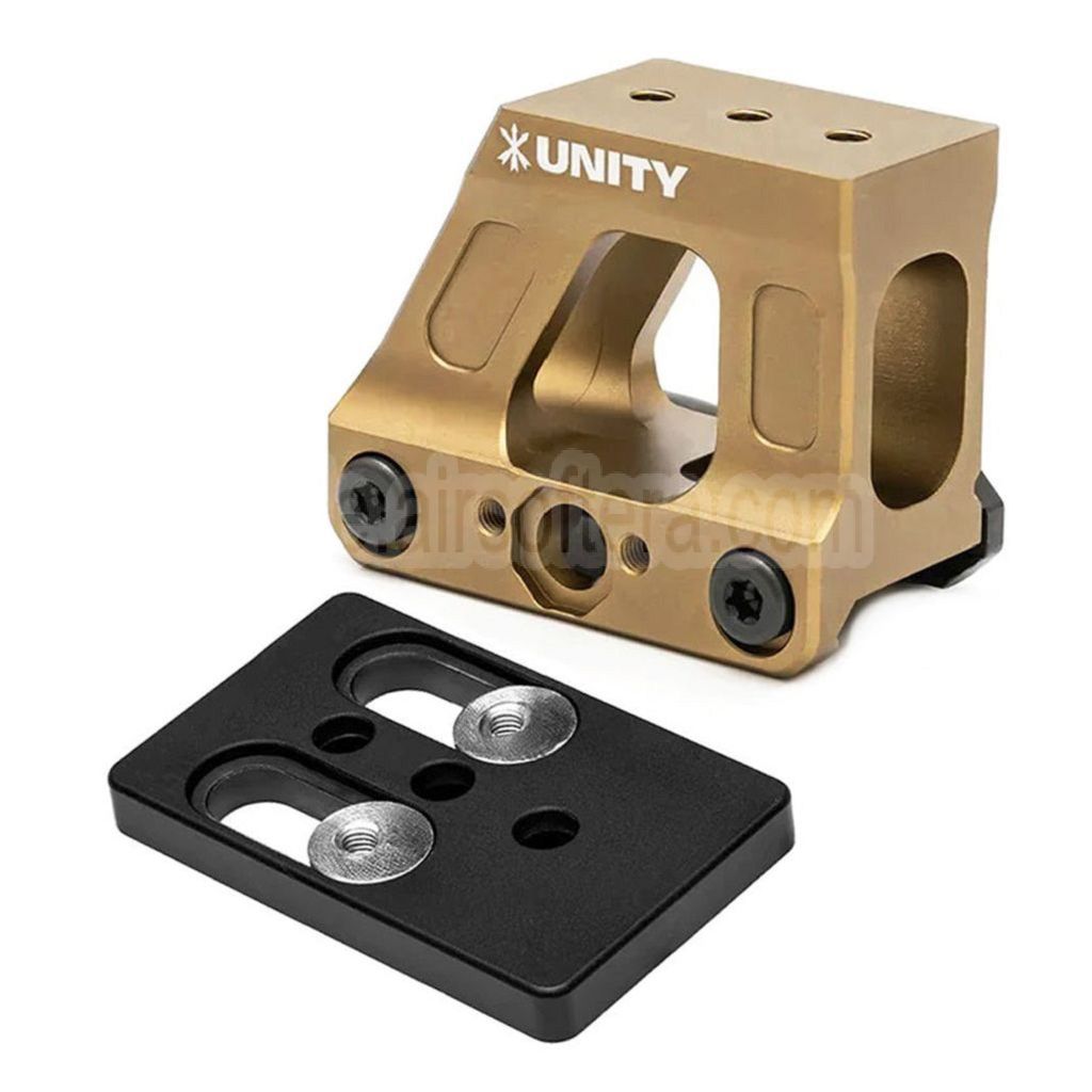 PTS Unity Tactical FAST MRDS Rotpunktvisier Montage mit Multi Optik Adapterplatte