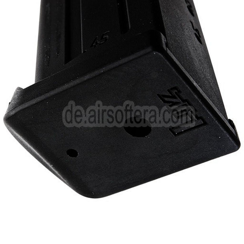 KWA 24rds Gas Magazin Geeignet für Umarex KWA USP.45 Serie GBB Pistolen Airsoft Schwarz