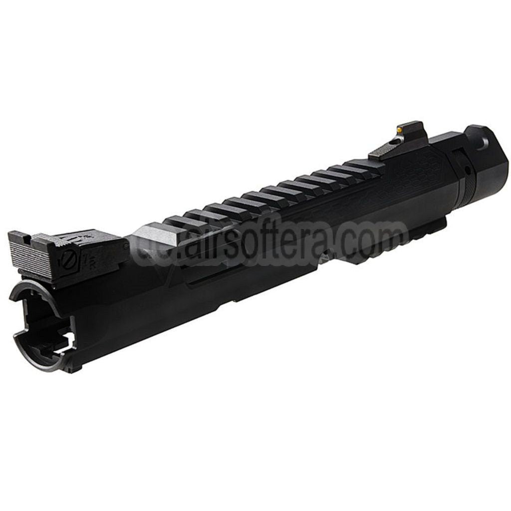 Action Army CNC Alpha Stil Mamba Oberer Empfänger Kit A Geeignet für AAP-01 Serie GBB Pistolen Airsoft Schwarz