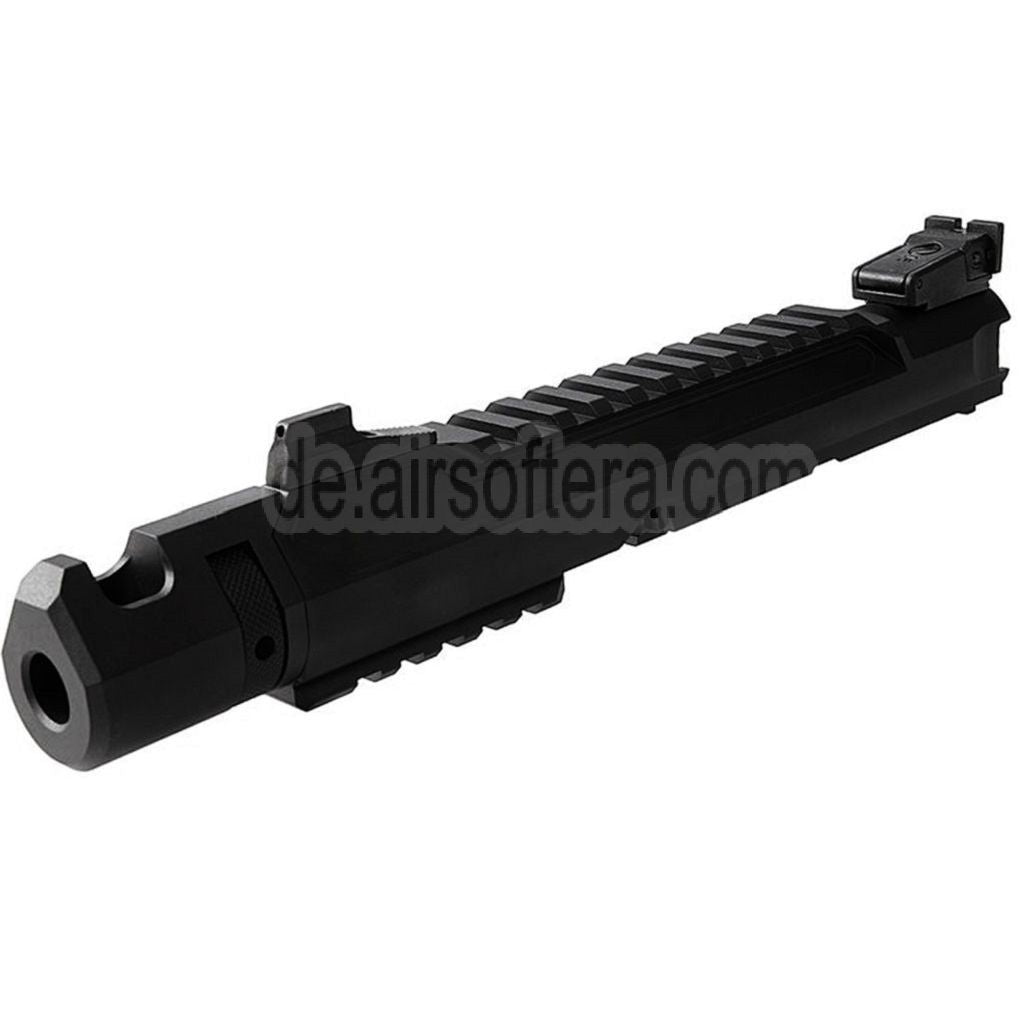 Action Army CNC Bravo Stil Mamba Oberer Empfänger Kit B Geeignet für AAP-01 Serie GBB Pistolen Airsoft Schwarz