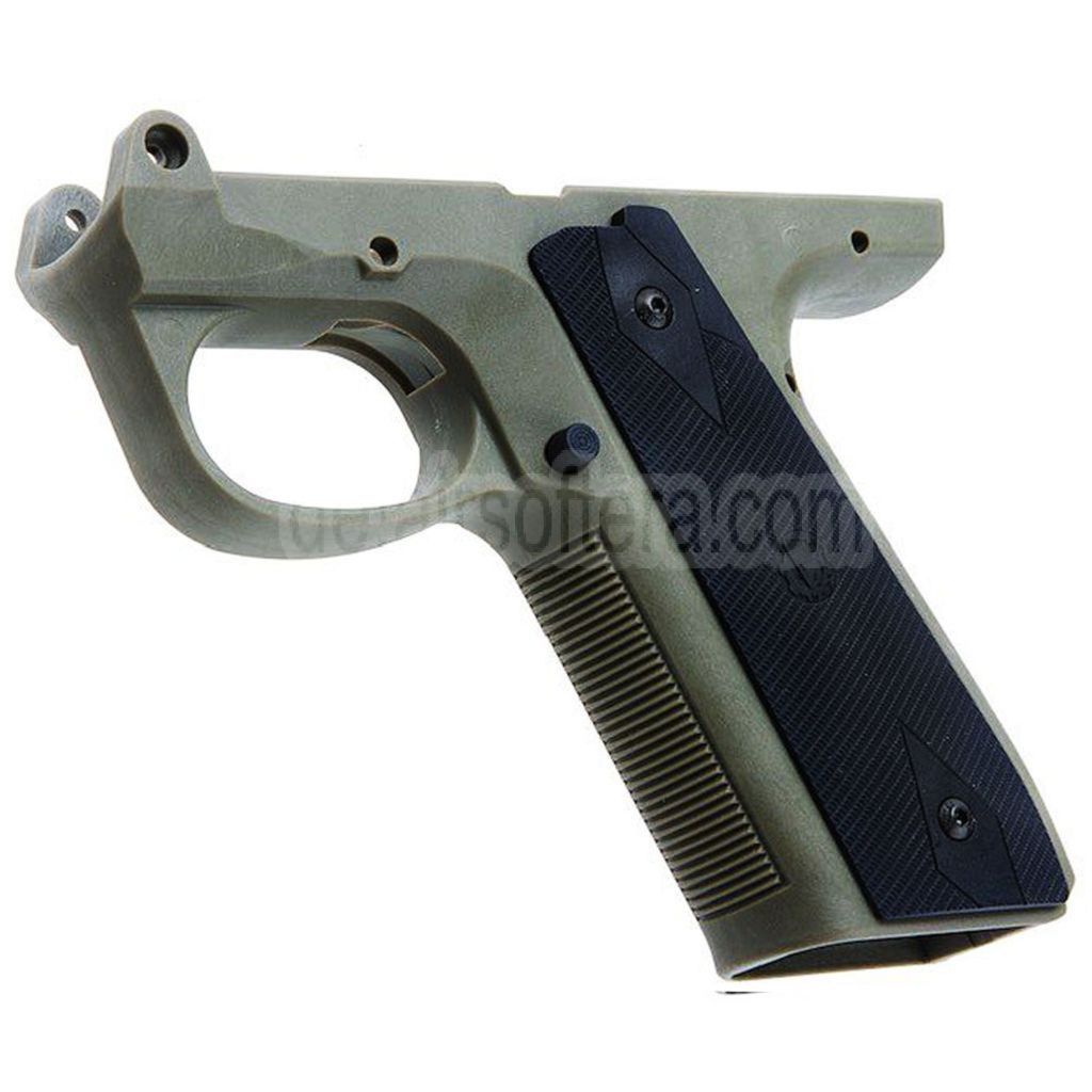 CTM TAC Ruger Stil Polymerrahmen geeignet für GBB Pistolen der Action Army AAP01 Serie Airsoft