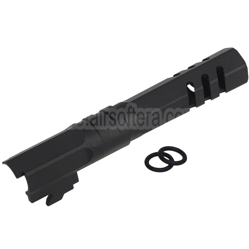 5KU 4.3 Zoll CNC Aluminum Hexagon Außenlauf +11mm CW Im Uhrzeigersinn Gewinde Geeignet für Armorer Works WE (WE-TECH) Tokyo Marui Hi-Capa 4.3 Serie GBB Pistolen Airsoft