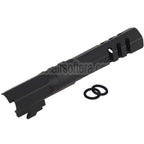 5KU 4.3 Zoll CNC Aluminum Hexagon Außenlauf +11mm CW Im Uhrzeigersinn Gewinde Geeignet für Armorer Works WE (WE-TECH) Tokyo Marui Hi-Capa 4.3 Serie GBB Pistolen Airsoft