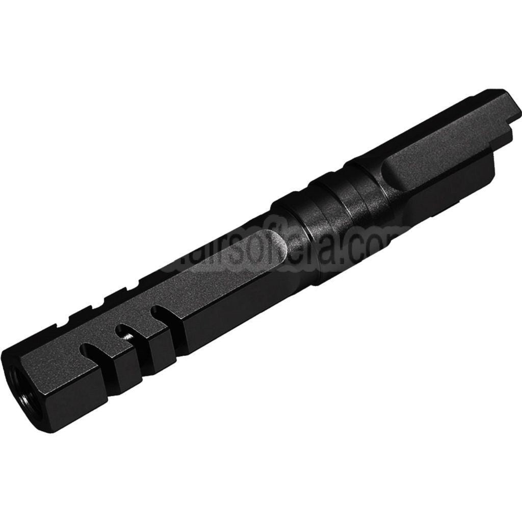 5KU 4.3 Zoll CNC Aluminum Hexagon Außenlauf +11mm CW Im Uhrzeigersinn Gewinde Geeignet für Armorer Works WE (WE-TECH) Tokyo Marui Hi-Capa 4.3 Serie GBB Pistolen Airsoft