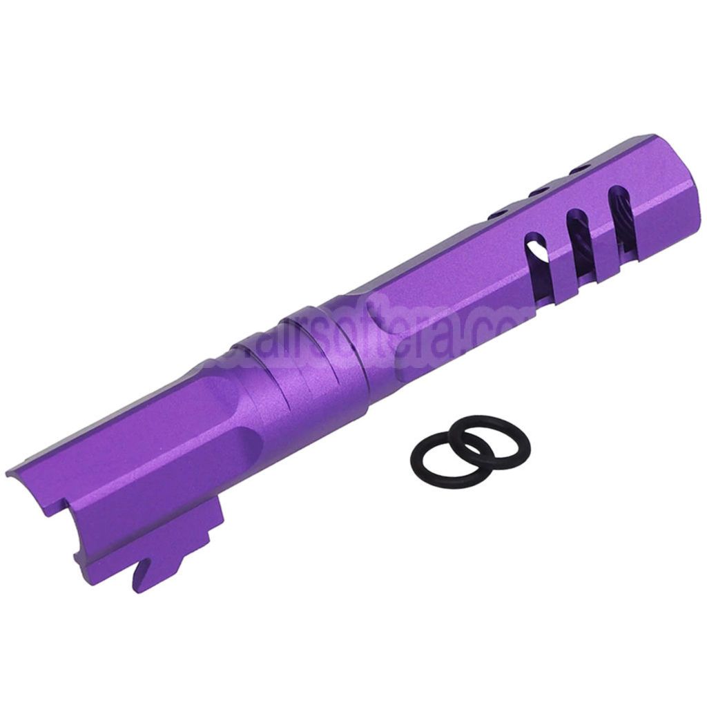 5KU 4.3 Zoll CNC Aluminum Hexagon Außenlauf +11mm CW Im Uhrzeigersinn Gewinde Geeignet für Armorer Works WE (WE-TECH) Tokyo Marui Hi-Capa 4.3 Serie GBB Pistolen Airsoft