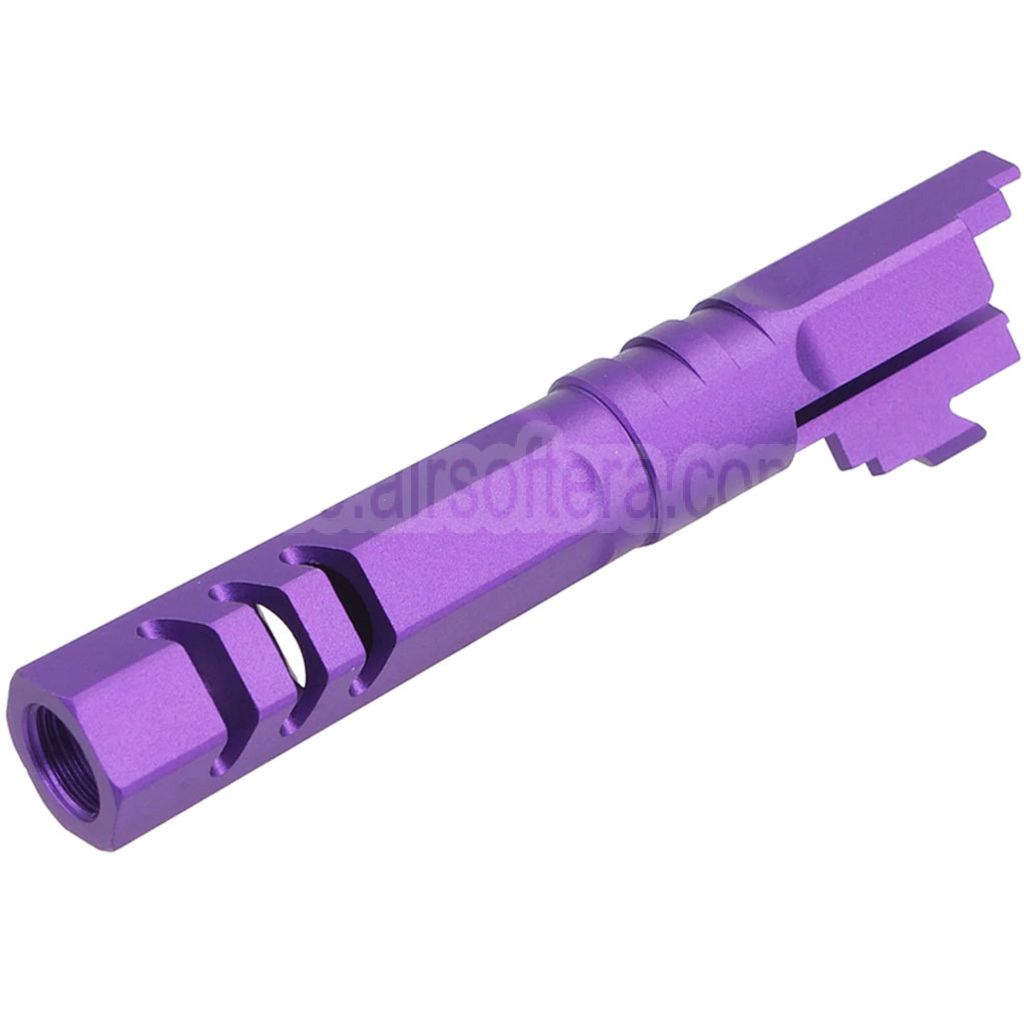 5KU 4.3 Zoll CNC Aluminum Hexagon Außenlauf +11mm CW Im Uhrzeigersinn Gewinde Geeignet für Armorer Works WE (WE-TECH) Tokyo Marui Hi-Capa 4.3 Serie GBB Pistolen Airsoft