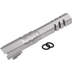 5KU 4.3 Zoll CNC Aluminum Hexagon Außenlauf +11mm CW Im Uhrzeigersinn Gewinde Geeignet für Armorer Works WE (WE-TECH) Tokyo Marui Hi-Capa 4.3 Serie GBB Pistolen Airsoft