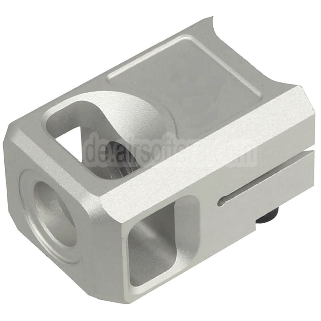 5KU CNC Aluminium Kompensator V2 -14mm CCW Gewinde gegen den Uhrzeigersinn Geeignet für G17 G19 Gen5 Serie GBB Pistolen Airsoft