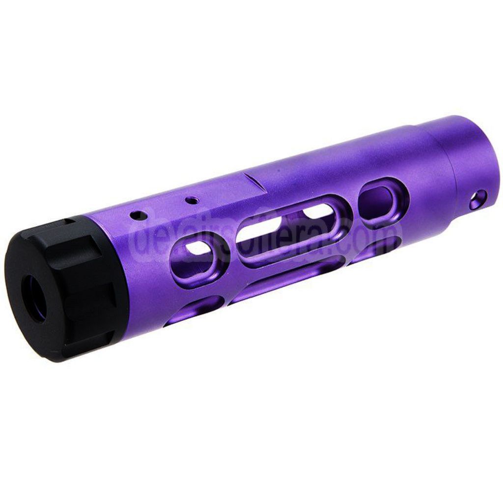 Narcos Airsoft CNC Aluminum Vorderes Lauf Kit (Typ 2) Geeignet für Action Army AAP01 Serie GBB Pistolen