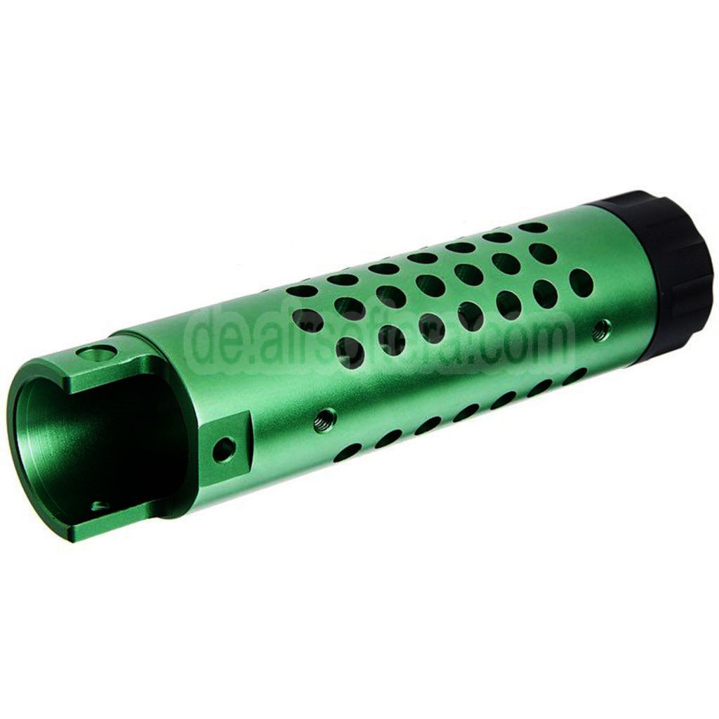 Narcos Airsoft CNC Aluminum Vorderes Lauf Kit (Typ 4) Geeignet für Action Army AAP01 Serie GBB Pistolen