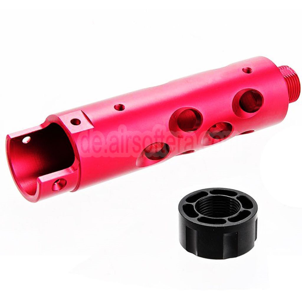 Narcos Airsoft CNC Aluminum Vorderes Lauf Kit (Typ 1) Geeignet für Action Army AAP01 Serie GBB Pistolen
