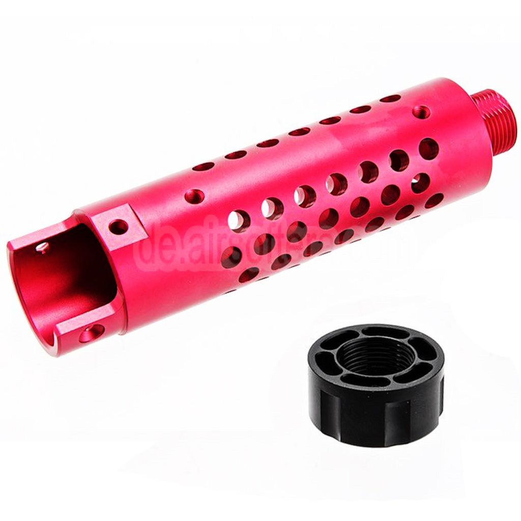 Narcos Airsoft CNC Aluminum Vorderes Lauf Kit (Typ 4) Geeignet für Action Army AAP01 Serie GBB Pistolen