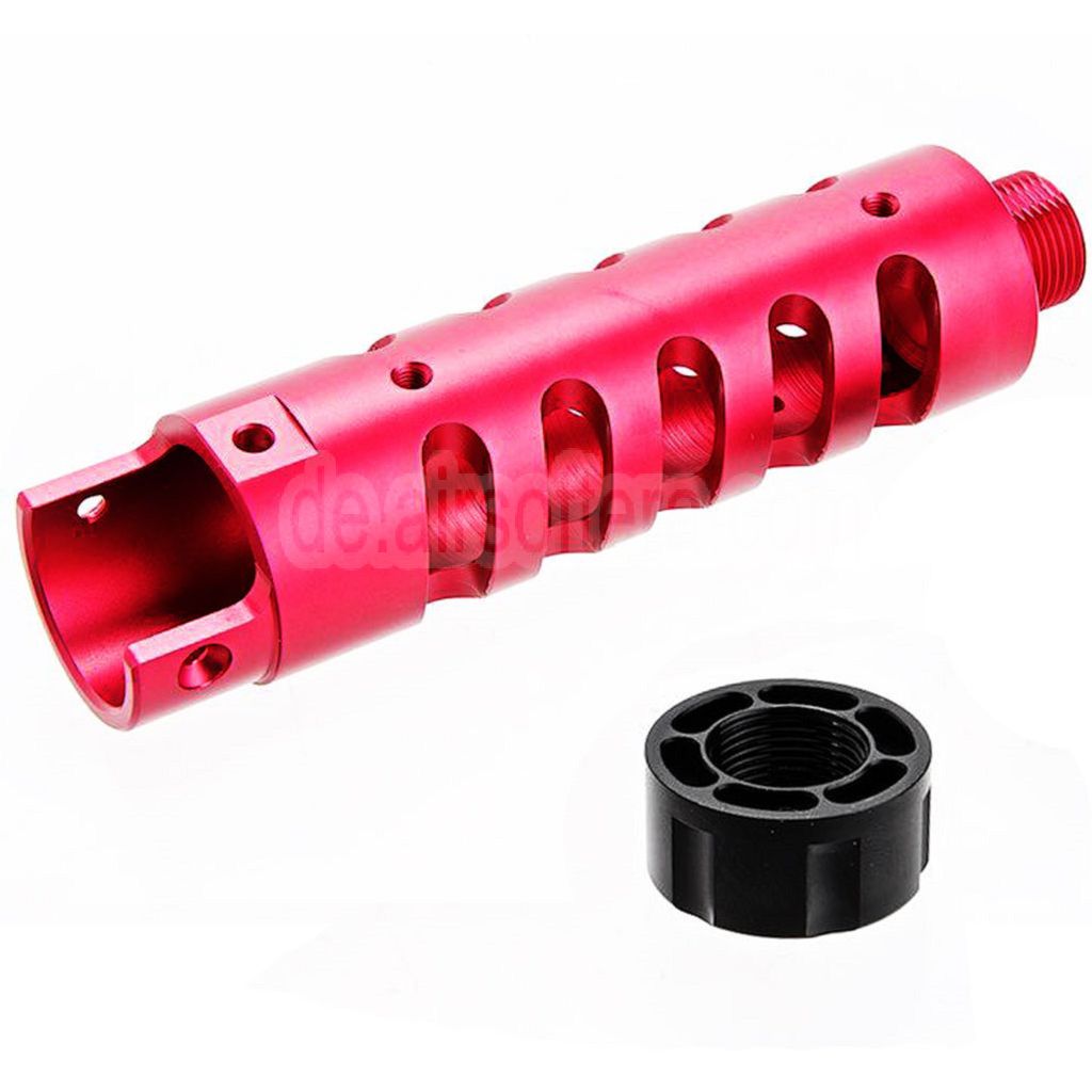Narcos Airsoft CNC Aluminum Vorderes Lauf Kit (Typ 5) Geeignet für Action Army AAP01 Serie GBB Pistolen