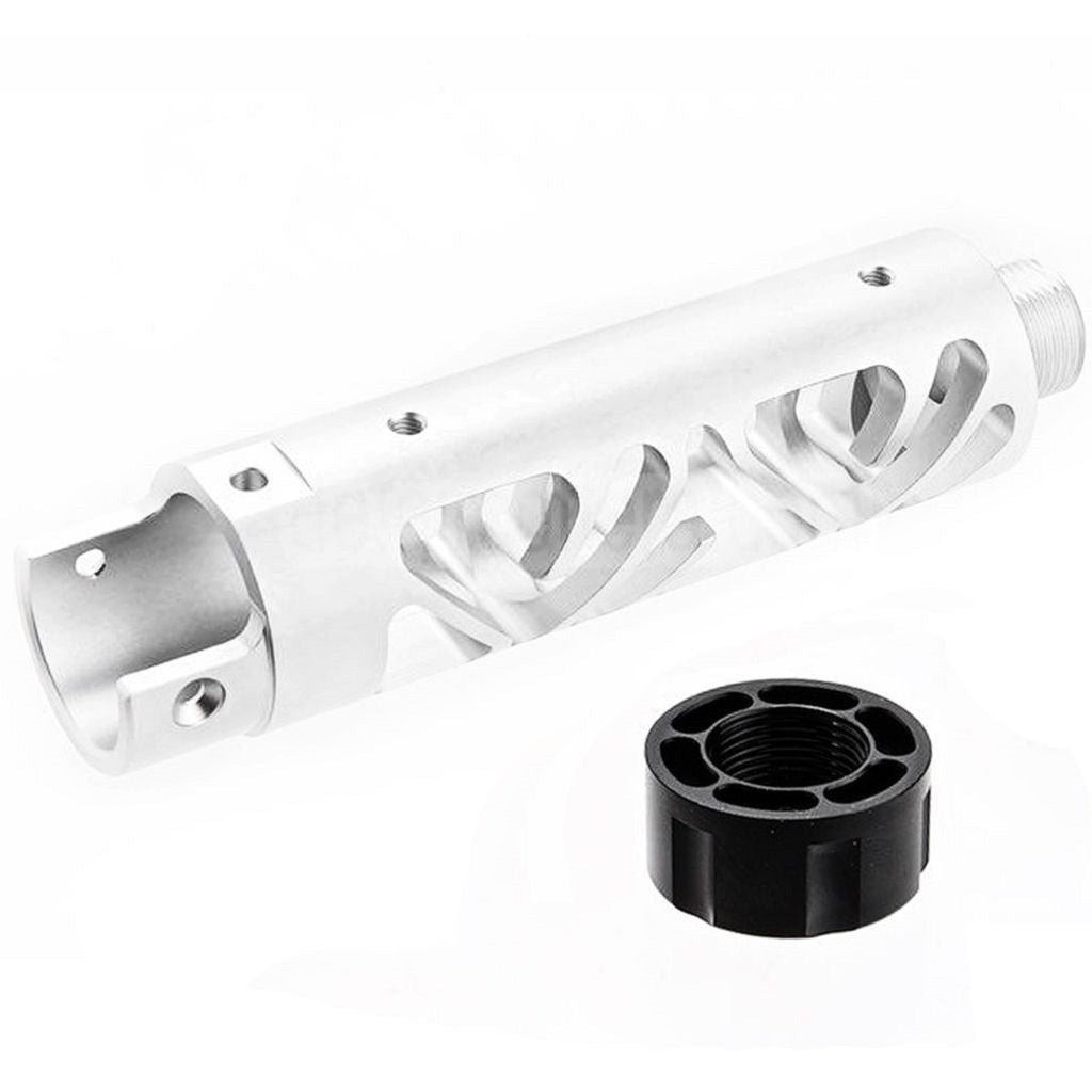 Narcos Airsoft CNC Aluminum Vorderes Lauf Kit (Typ 6) Geeignet für Action Army AAP01 Serie GBB Pistolen