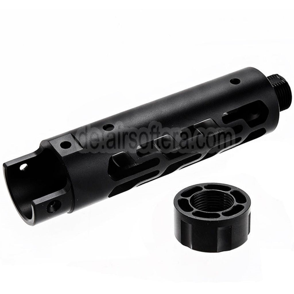 Narcos Airsoft CNC Aluminum Vorderes Lauf Kit (Typ 7) Geeignet für Action Army AAP01 Serie GBB Pistolen