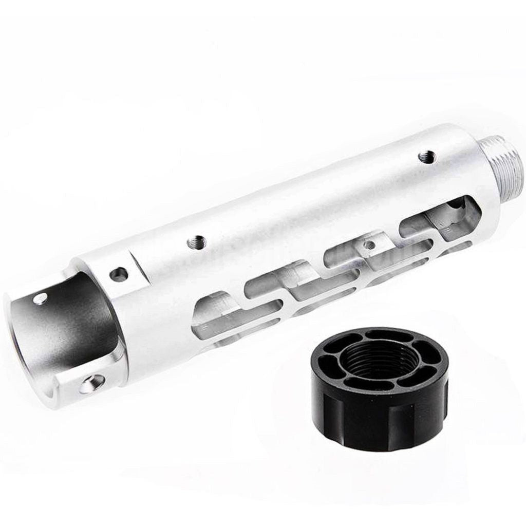 Narcos Airsoft CNC Aluminum Vorderes Lauf Kit (Typ 7) Geeignet für Action Army AAP01 Serie GBB Pistolen