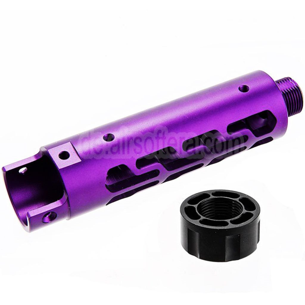 Narcos Airsoft CNC Aluminum Vorderes Lauf Kit (Typ 7) Geeignet für Action Army AAP01 Serie GBB Pistolen