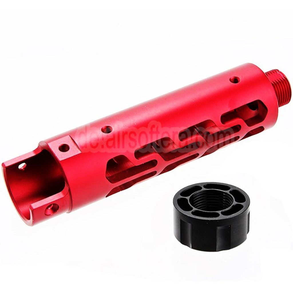 Narcos Airsoft CNC Aluminum Vorderes Lauf Kit (Typ 7) Geeignet für Action Army AAP01 Serie GBB Pistolen