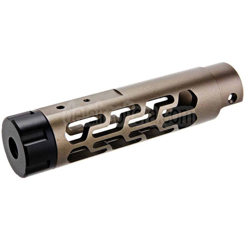 Narcos Airsoft CNC Aluminum Vorderes Lauf Kit (Typ 7) Geeignet für Action Army AAP01 Serie GBB Pistolen