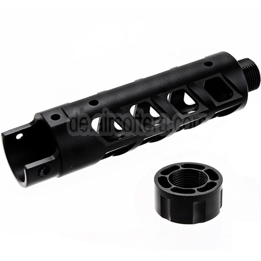 Narcos Airsoft CNC Aluminum Vorderes Lauf Kit (Typ 8) Geeignet für Action Army AAP01 Serie GBB Pistolen