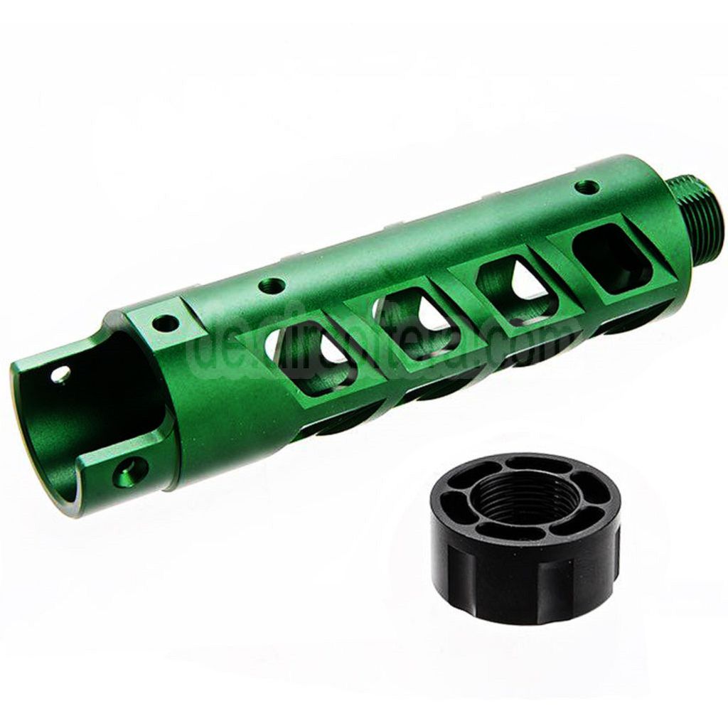 Narcos Airsoft CNC Aluminum Vorderes Lauf Kit (Typ 8) Geeignet für Action Army AAP01 Serie GBB Pistolen