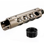 Narcos Airsoft CNC Aluminum Vorderes Lauf Kit (Typ 8) Geeignet für Action Army AAP01 Serie GBB Pistolen