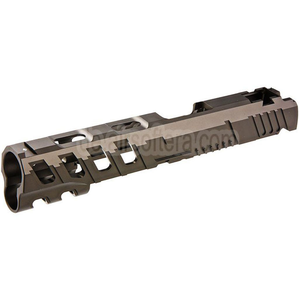 Narcos Airsoft CNC Aluminum Schlitten Phantom Geeignet für Tokyo Marui Hi-Capa 5.1 Serie GBB Pistolen
