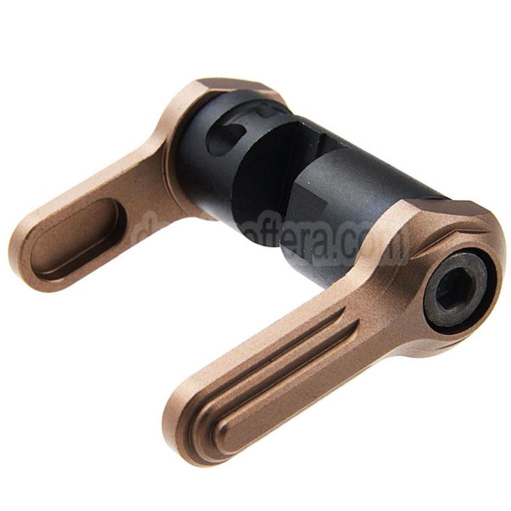 Revanchist Airsoft 60 Grad Ambidextrous Wahlhebel Typ-B Geeignet für Tokyo Marui M4 MWS Serie GBB Gewehre